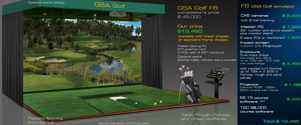 GSA Advanced Golf Simulators: FX Series