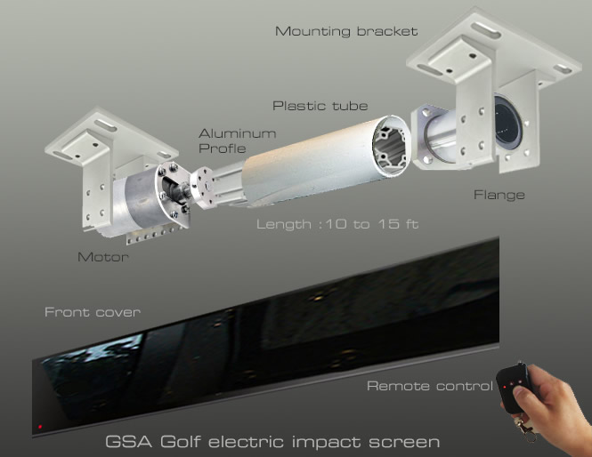 GSA Advanced Golf Simulators Golf Simulator Projectors and PCs