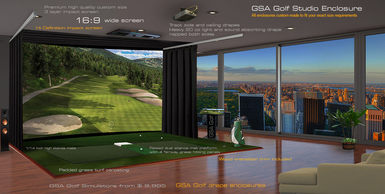 GSA Advanced Golf Simulators: Enclosures